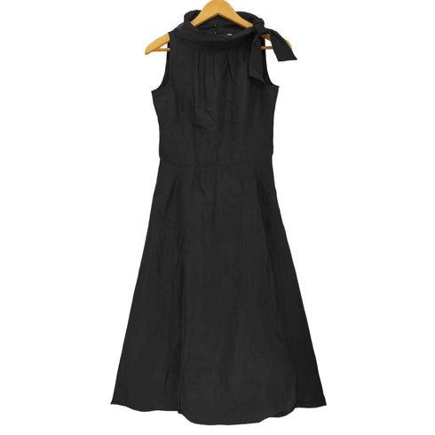 ビギ BIGI アセテートシルク ハイネック ノースリーブ ワンピース ドレス レディース JPN:40